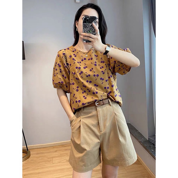 Quần short nữ cạp cao chất kaki, quần đùi nữ năng động kèm belt phong cách Hàn Quốc Okélla