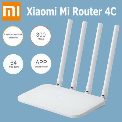 Bộ phát wifi xiaomi 4c 4 râu xuyên tường - vienthonghn