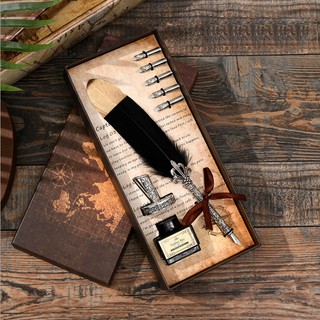 Bút Lông vũ cao cấp Quil Pen SP172 Bút quà tặng Bút lông viết thư pháp