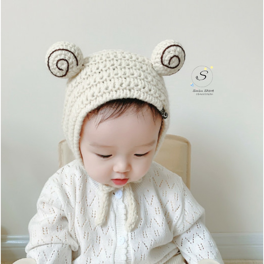 MUP 74: Mũ len cho bé từ 8-3 tuổi