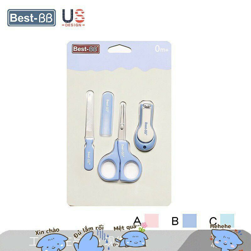 Vỉ bấm móng tay đa năng 3 chi tiết cho bé trai gái sơ sinh