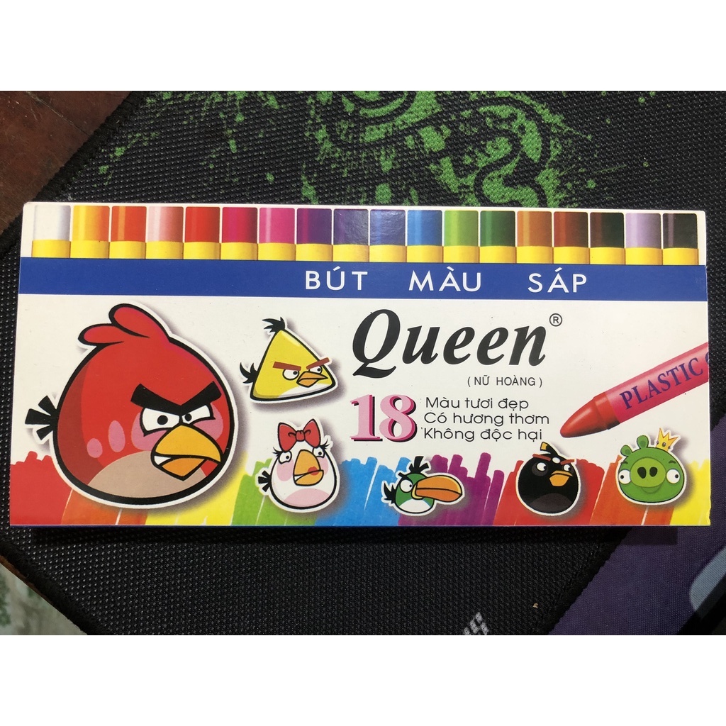 Sáp Màu Queen 12 - 18 Màu Thơm Và Mịn