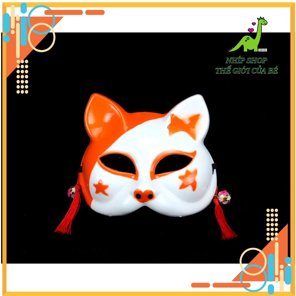 Mặt nạ mèo phong cách nhật bản hoá trang lễ hội Cosplay, Quay Tiktok | BigBuy360 - bigbuy360.vn