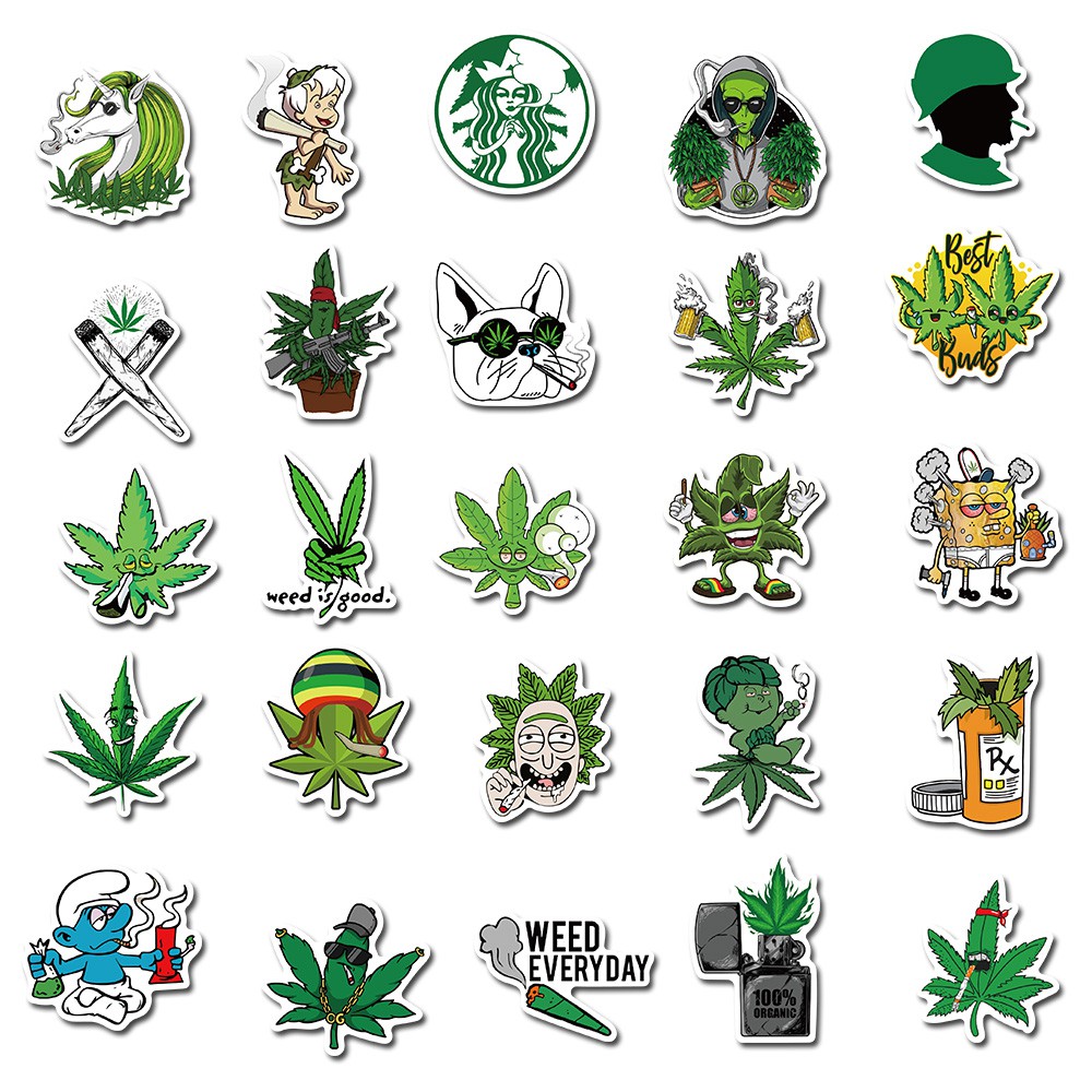 [STICKER xanh ngầu] sticker chống nước, dán mũ bảo hiểm, vali, laptop, đàn,... 015