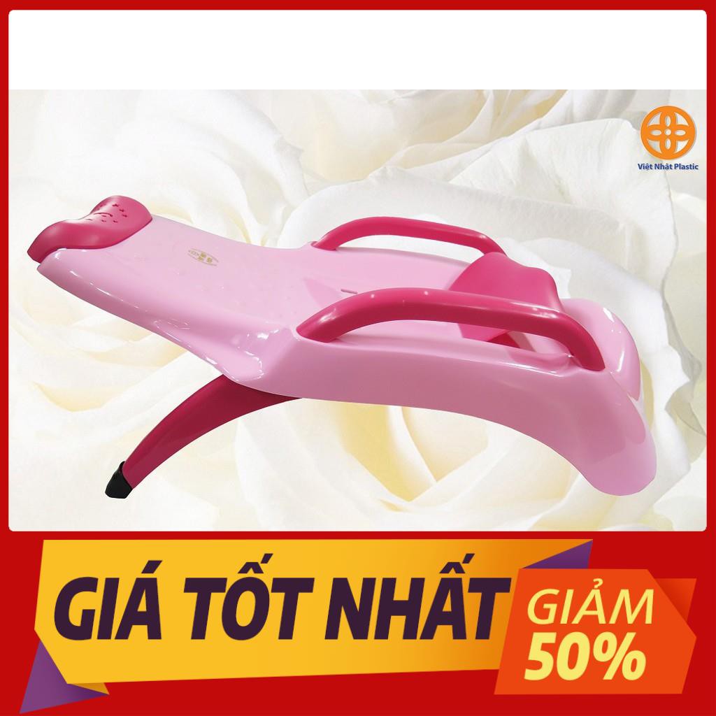 Ghế Gội Đầu Cho Bé Có Tay Vịn Nhựa Cao Cấp Việt Nhật - ghế tắm gội cho bé tiện lợi