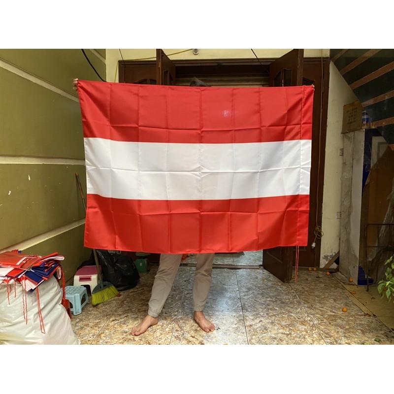 Cờ nước áo, cờ các nước theo yêu cầu in 3d 1x1,5m