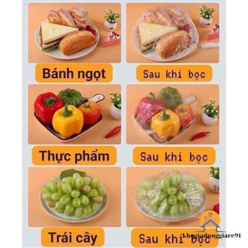 Túi Bọc Thực Phẩm - 100 cái
