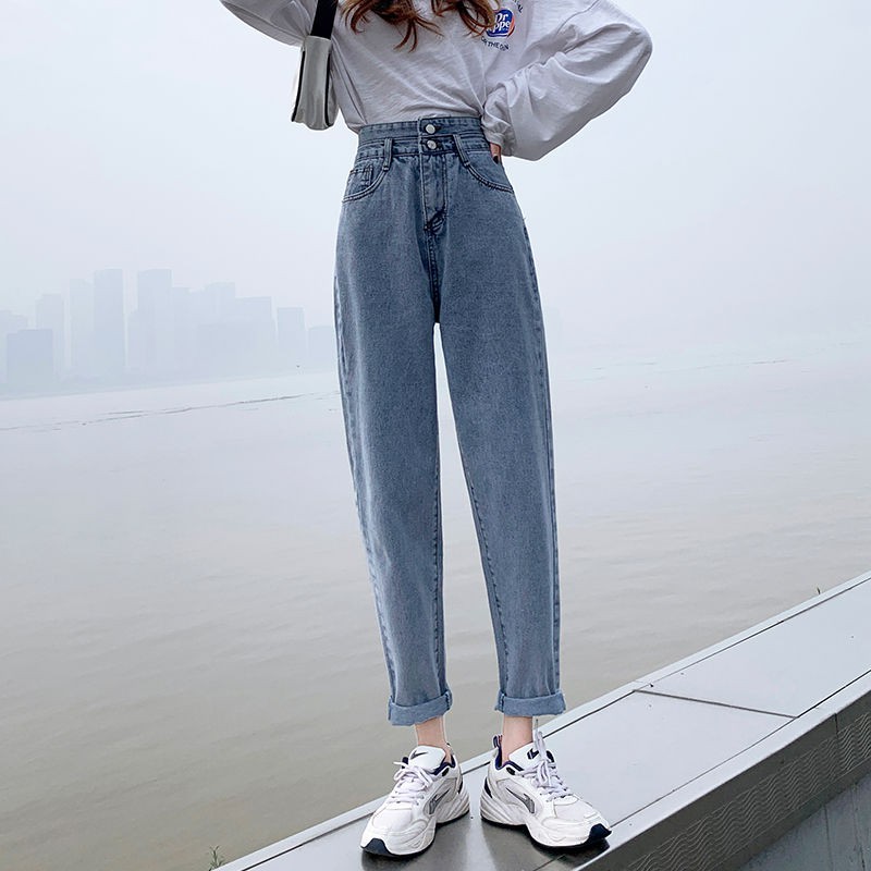 Quần Jean Lưng Cao Phong Cách Hàn Quốc 2021 Cho Nữ | BigBuy360 - bigbuy360.vn