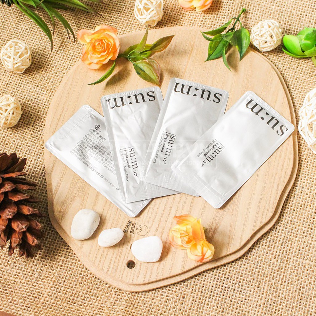 Miếng Mặt nạ thải độc da sủi bọt Sum 37 | Thế Giới Skin Care