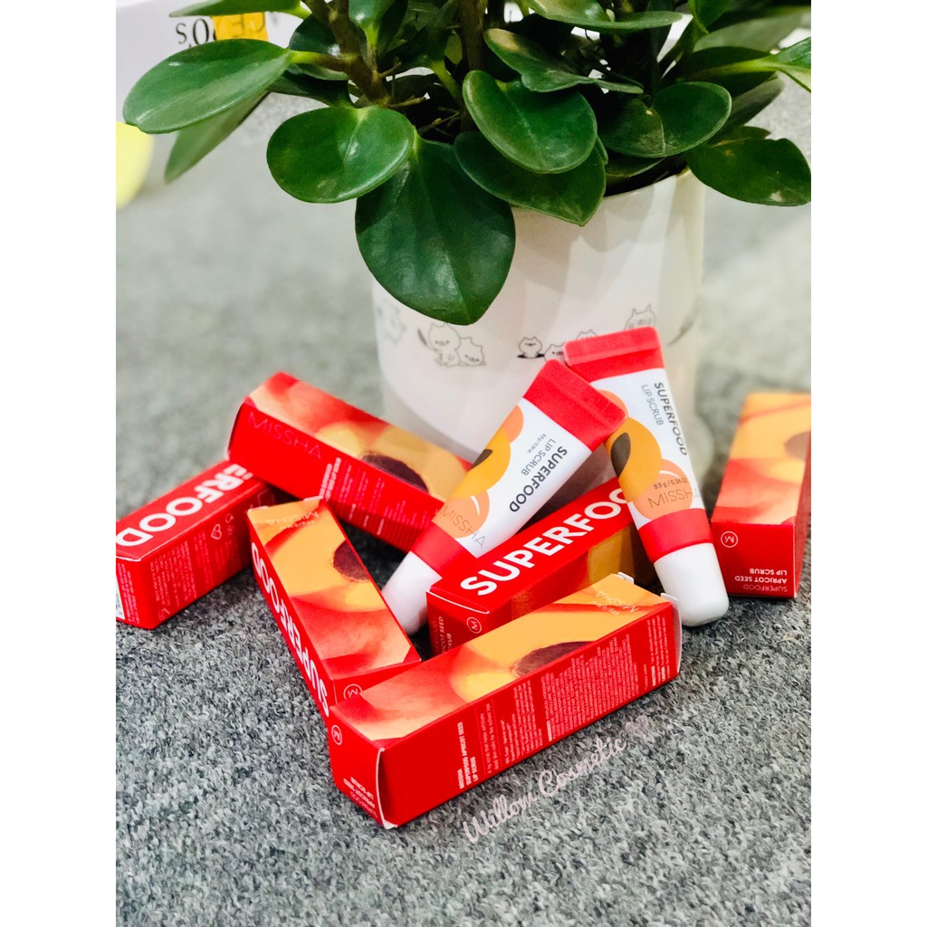 Tẩy Tế Bào Chết Môi Missha Superfood Apricot Lip Scrub | BigBuy360 - bigbuy360.vn