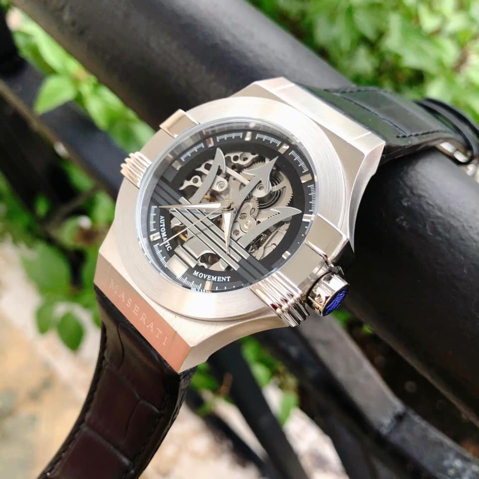 Đồng Hồ Nam Maserati Potenza Automatic Black R8821108001