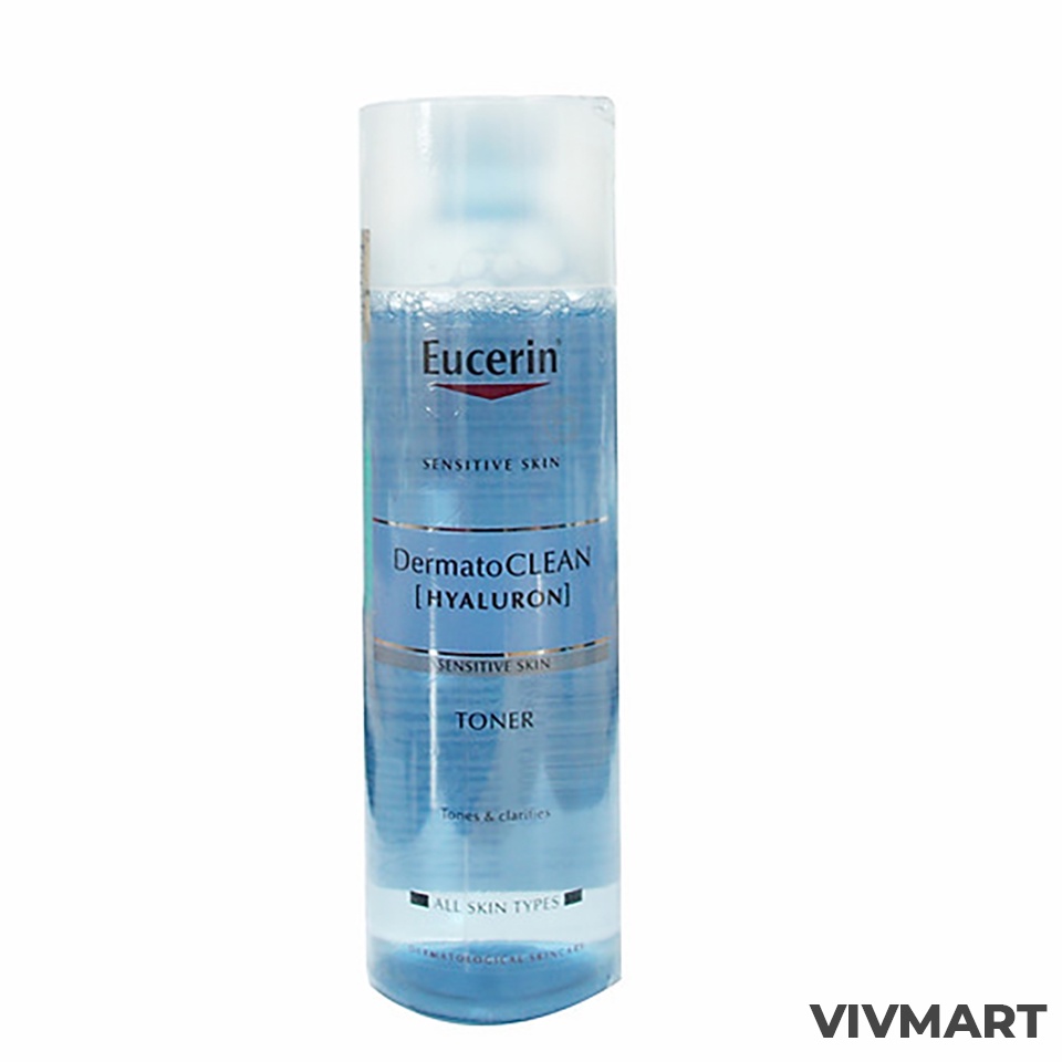 ✅ Toner Cho Da Nhạy Cảm Da Thường Eucerin Dermato Clean Clarifying Toner 200ml