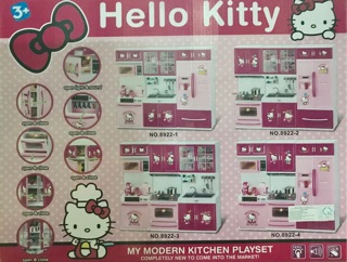 Hộ đồ chơi kệ bếp pin hình Hello Kitty