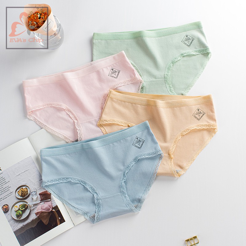 Combo 5 Quần Lót Nữ Kháng Khuẩn Xuất Nhật 100% Cotton Cao Cấp - Ngẫu nhiên
