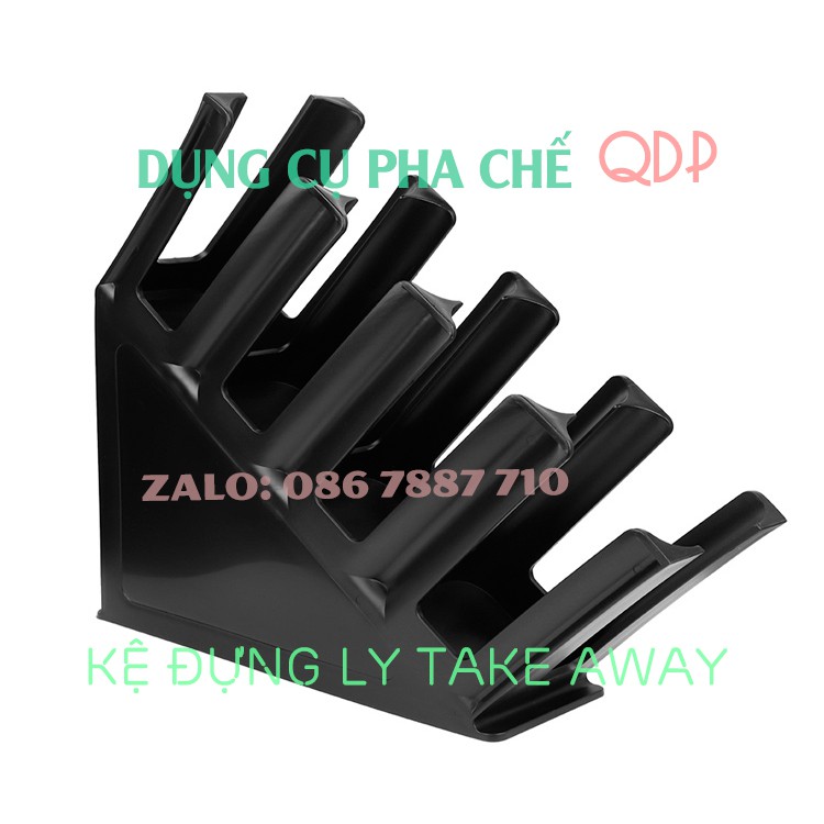 Kệ đựng ly, kệ đựng cốc, úp cốc take away chất liệu nhựa bền đẹp