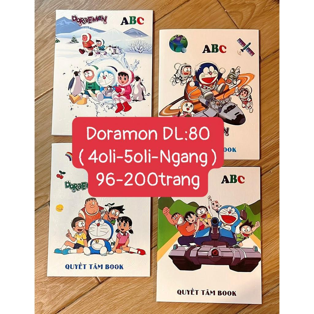 LỐC 10 QUYỂN TẬP QUYẾT TÂM DORAEMON DL 80GSM