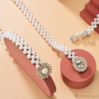 Thắt lưng ngọc trai đàn hồi DRE-Nữ