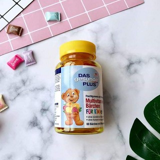 [Hàng Đức Chính Hãng] Kẹo gấu Vitamin tổng hợp Das Gesunde Plus - 60 viên
