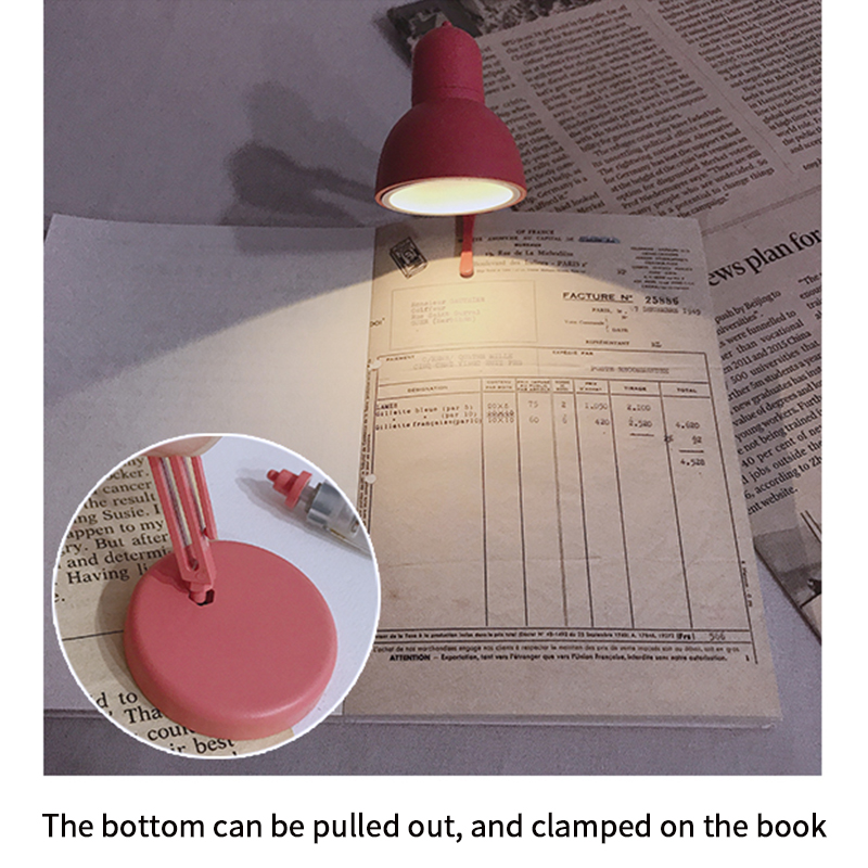 Đèn LED Đọc Sách Để Bàn Dễ Thương