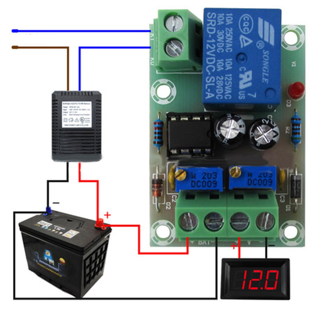 Mô Đun Sạc Pin Điều Khiển Tự Động Voll 12v