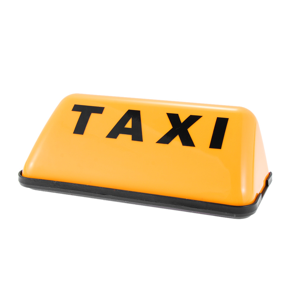 Bảng Hiệu Gắn Nóc Xe Hơi Tự Dính 12v Taxi Màu Vàng Mới