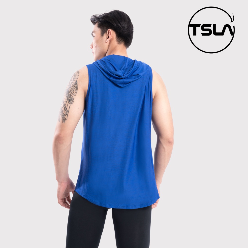 Áo hoodie nam ba lỗ TSLA form bigsize oversize trên 100kg chất kháng khuẩn chống uv chạy bộ tập gym thể thao TSO2022