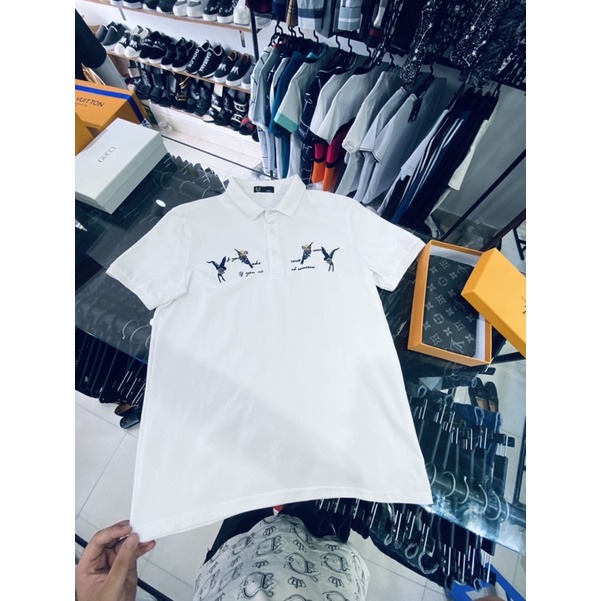 Áo polo thời trang nam, Áo cộc có cổ mùa hè cotton btshop từ 45 đến 80kg