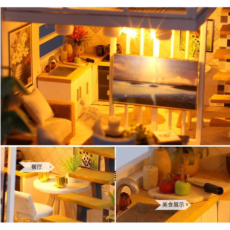 DIY Doll house - Nhà búp bê mẫu K031