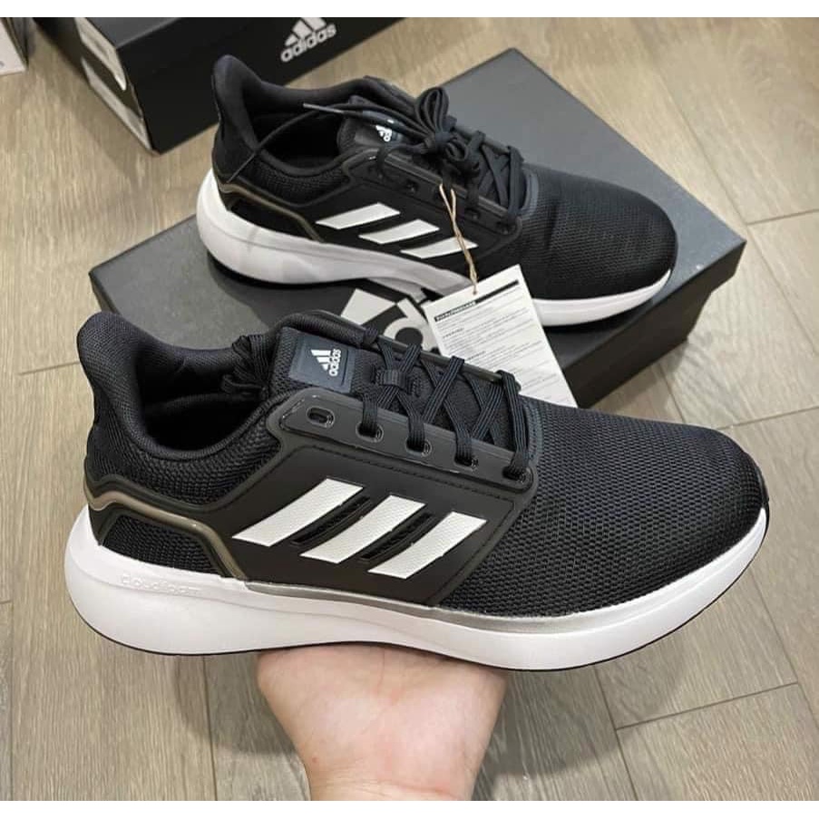 [100% CHÍNH HÃNG] Giày Adidas EQ19 Run đen trắng