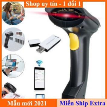 Máy bắn mã vạch không dây cao cấp- Máy scan cực nhanh  [Hot Trend]  - Bảo hành 1 - 1