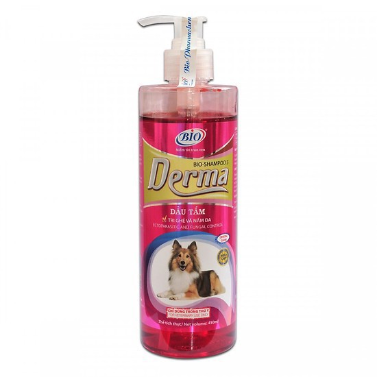 Sữa Tắm Bio Derma (450ml) Trị Ghẻ, Nấm Da Chó Mèo