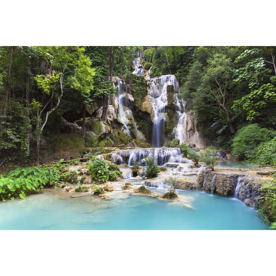 Tranh dán tường thác nước thiên nhiên trong lành 3D