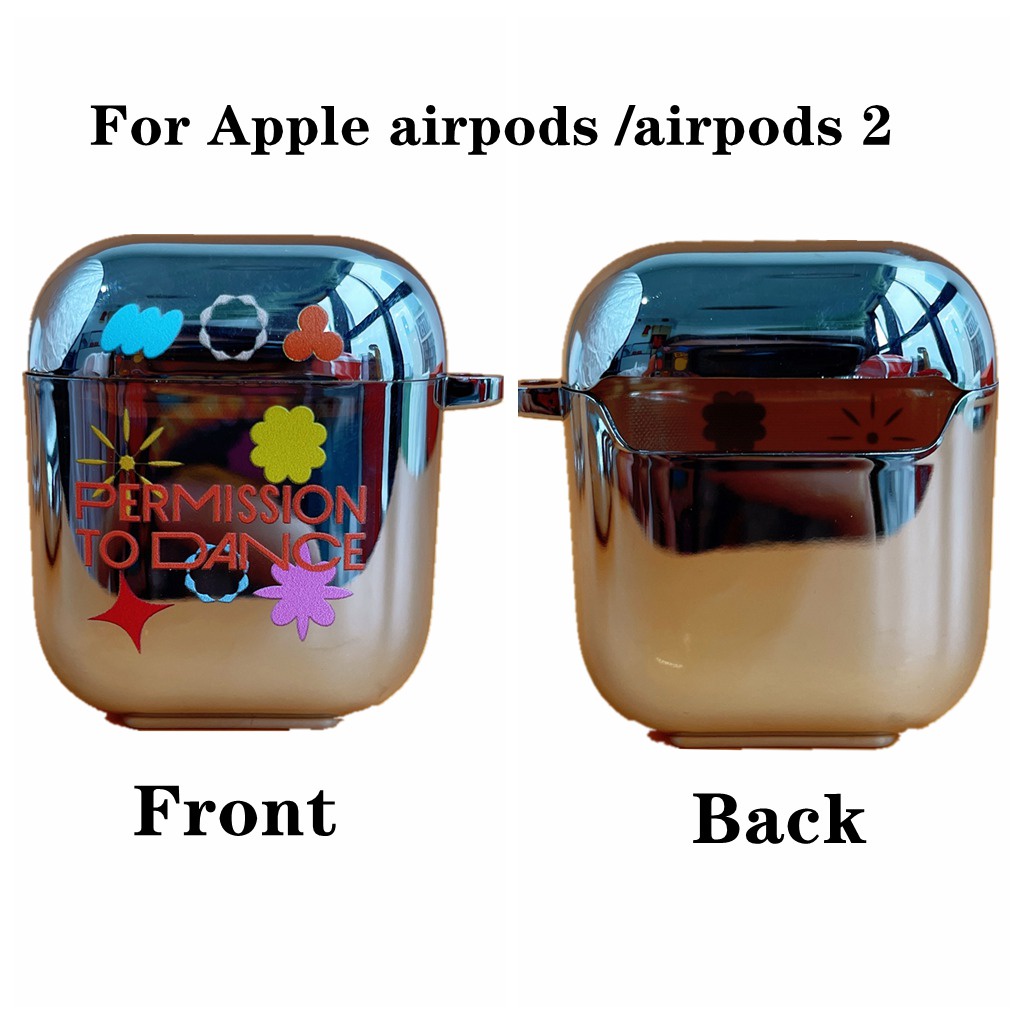 Ốp Hộp Đựng Tai Nghe Nhét Tai Mạ Điện Hình BTSS-613 Bangtan Boys Cho Airpods Pro2 2022 gen 3 Samsung Buds live pro Buds 2 2pro 2022