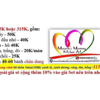 Combo Dụng cụ bánh vẽ