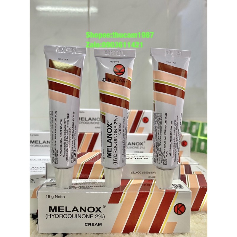 Kem Hydroquinone 2% Kem Melanox Soft Cream làm trắng da/đều màu / loại bỏ thâm/nám/tàn nhang nhẹ