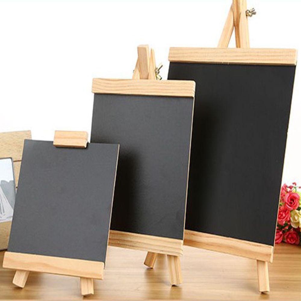 [COD] Bảng Đen Viết Phấn Ghi Chú Bằng Gỗ Để Bàn Cho Trẻ Em