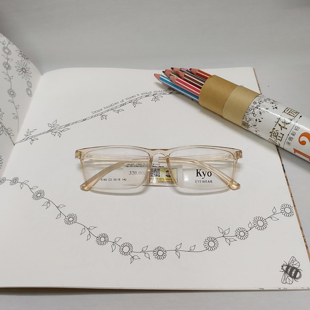 Gọng Kính Hàn Quốc KYO K183T TR90 Siêu nhẹ Made In Korea