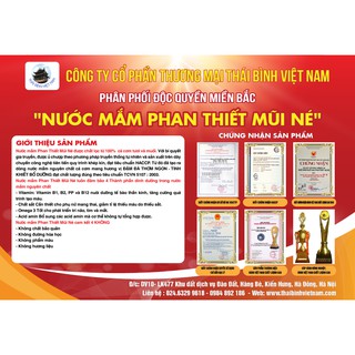 Nước mắm nguyên chất cá cơm Phan Thiết Mũi Né 30N 500ml