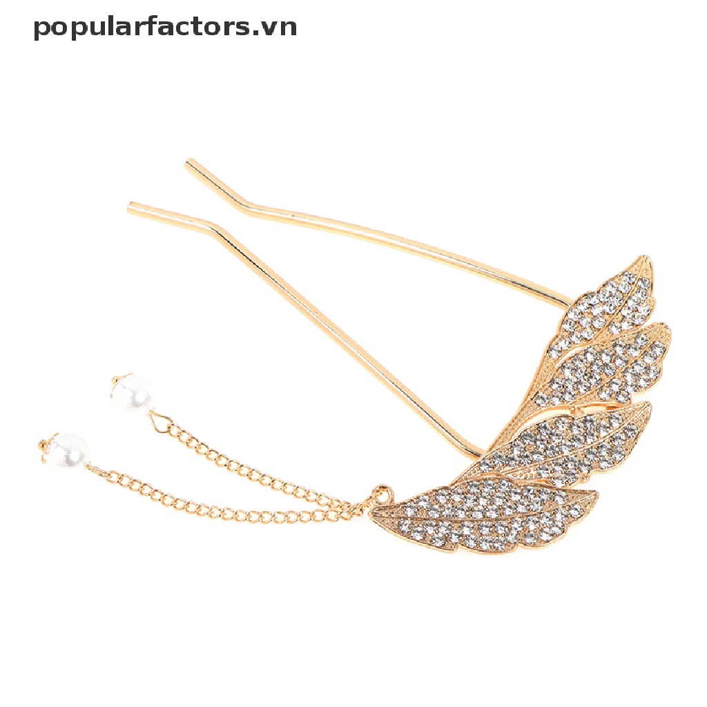 Kẹp Tóc Chữ U Đính Ngọc Trai Thời Trang Cho Nữ