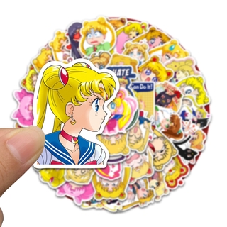 Set 50 Unique Sailor Moon Decorative Stickers