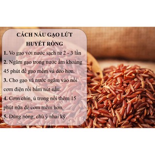 1KG GẠO LỨT HUYẾT RỒNG
