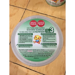Sữa bột WAKODO số 3 lon 830g