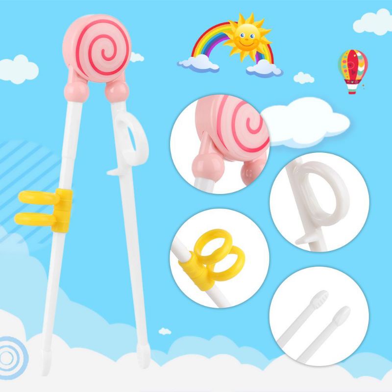 Đũa Tập Ăn, Đũa Tập Gắp Họa Tiết Hoạt Hình Dễ Thương Cho Bé