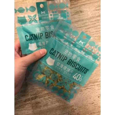 Bánh Cá Cỏ Catnip Biscuits Giảm Búi Lông Viêm Răng Hôi Miệng Cho Mèo