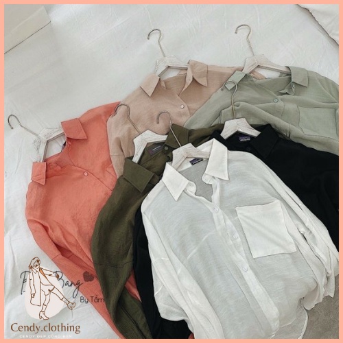 [Hàng Cao Cấp Loại 1] - Áo Sơ Mi Chất Liệu Đũi Cao Cấp Loại 1 CendyClothing - CD053