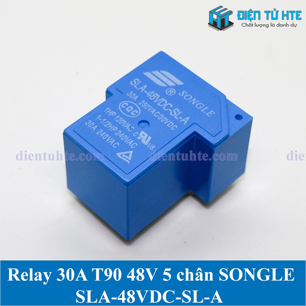 Relay T90 30A 48V 5 chân SLA-48VDC-SL-A SONGLE