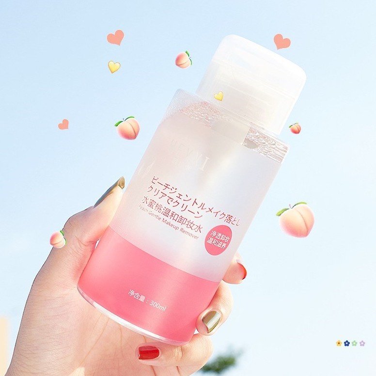 Nước tẩy trang ĐÀO HEYXI MAKE UP PEACH REMOVER CHO MỌI LOẠI DA  Làm Sạch Dưỡng Ẩm