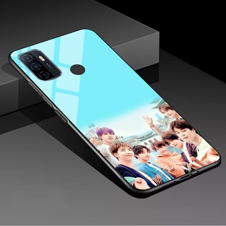 ỐP LƯNG MẶT KÍNH OPPO A53 CAO CẤP
