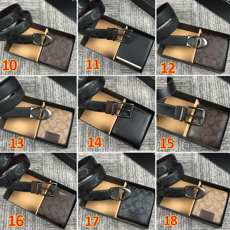 Ví Nam Coach + Thắt Lưng / Hai Trong Một