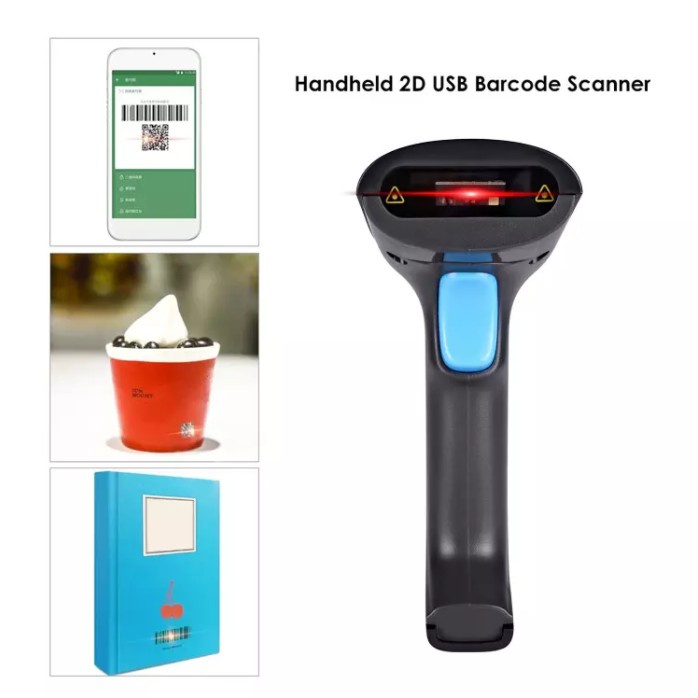 Máy quét mã vạch không dây YHD6200DB 2D bắn QR kết nối Bluetooth/ 2